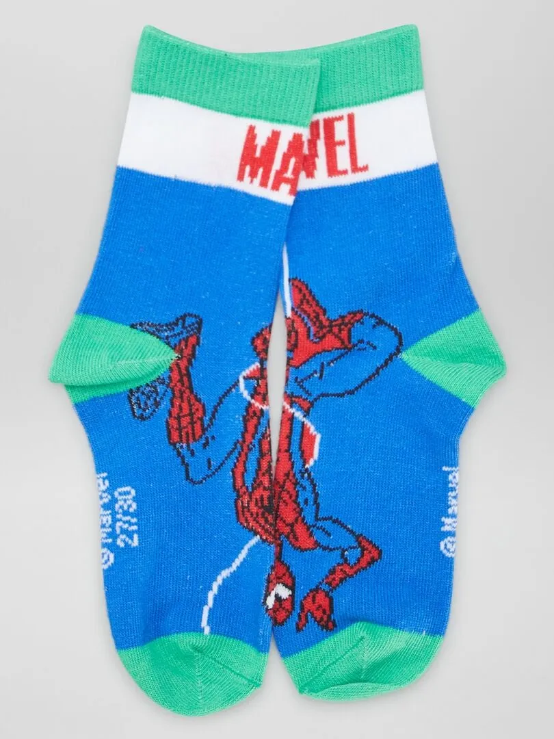 Pack de calcetines 'Spider-man' - 3 pares - AZUL